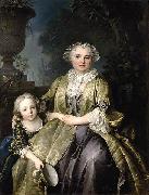 Louis Tocque and Her Daughter Spain oil painting artist